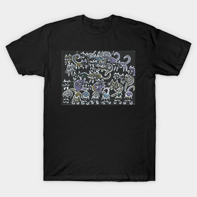 Bunches of kitties  cats T-Shirt by SamsArtworks